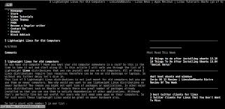 Image result for links2 linux