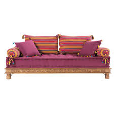 Divanetto Multicolore In Cotone 2 3 Posti Sofa Home Indian Bedding