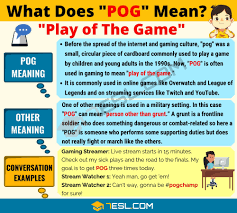 It is an emote/expression that originated from twitch tv. Pog Meaning What Does Pog Mean And Stand For With Cool Examples 7esl