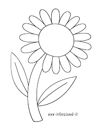 Disegni Da Colorare Categoria Fiori E Piante Immagine Girasole