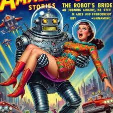 Amazing Stories: The Robot's Bride : r/imagecreator