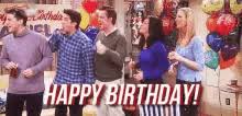 Statistics show that the more you have if life is tv, the boring reruns in the morning are over. Happy Birthday Friends Gifs Tenor