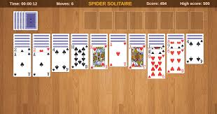 1 or 3 card draw lets you play this game as if you had a deck of playing cards in front of you. Spider Solitaire Free Online Card Game Play Full Screen Without Download