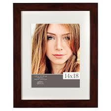 Fits document size 8.5 x 11. 14 X 18 Frame Walnut Gallery Solutions Target