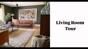 Green is the color of nature. Forest Green Living Room Tour Youtube