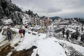 In december, in shimla, india, the rain falls for 1.8 days. In Pictures Kufri Manali Receive Fresh Snowfall In Himachal Pradesh