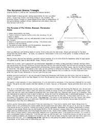 A basic understanding of the roles and pitfalls behind this triangle can be of great value to musicians, students and teachers. The Karpman Drama Triangle Pastormattrichard Webs Com The Karpman Drama Triangle Pastormattrichard Webs Com Pdf Pdf4pro