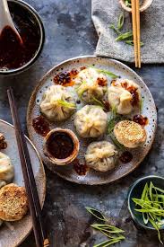 We are dumpling tea & dim sum! Chinese Mushroom Dumplings With Sweet Chili Ginger Sesame Sauce Half Baked Harvest