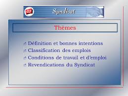 Consultez l'ensemble des articles, reportages, directs, photos et vidéos de la rubrique conditions de travail publiés le samedi 21 août 2021. Themes Definition Et Bonnes Intentions Classification Des Emplois Conditions De Travail Et D Emploi Revendications Du Syndicat Ppt Telecharger