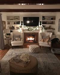Maybe Something For The Front Room Matching Chairs A Rug And A In 2020 Cottage Living Rooms Farm House Living Room Living Room With Fireplace
