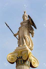 Athena Statue From The Academy Of Athens Greece Stock Photo Picture And Royalty Free Image Image 27852547 In greek mythology, athena is the shrewd companion of heroes and the goddess of heroic endeavour. athena statue from the academy of athens greece