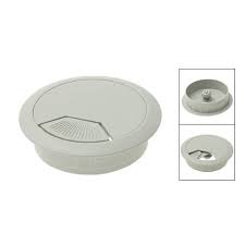 Gtfs New Pc Computer Desk Table Plastic Grommet Cable Tidy Wire Hole Cover Grey White Affiliate Accessories Parts Plastic Grommets Pc Computer Table D