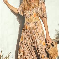 Spell The Gypsy Collective Dresses Amethyst Gown In Blush Poshmark