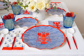 Join us for an evening filled with music, table side magic and a lobster dinner! By The Sea Lobster Dinner Plates 8ct The Party Darling