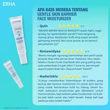 So, kat sini admin nak recommend 10 moisturiser yang terbaik bawah rm60 untuk orang malaysia yang mempunyai kulit kering. Erha Gentle Skin Barrier Face Moisturizer 30 Gr Pelembab Wajah Shopee Indonesia