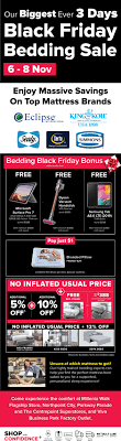Enjoy free shipping for all orders above $200. Our Biggest Ever 3 Days Black Friday Bedding Sale Harvey Norman Singapore