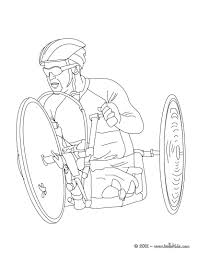 This Cycling Paralympic Race Coloring Page Is Original And Perfect For Kids You Can Choose More Cycling Sports Coloring Pages Coloring Pages Printable Sports