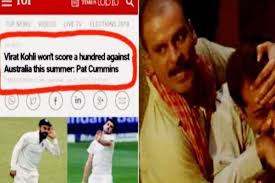 Последние твиты от coronavirus memes (@thecoronamemes). 2nd Test Perth Listen Pat Cummins Virat S Bat Is Talking Memes Troll Bowler For Saying Kohli Won T Hit Century In Australia India Com