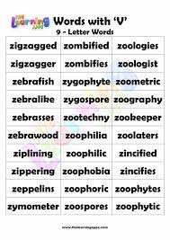 Microsoft word is the most commonly used word processor for personal and professional use. Download Free Printable 9 Letter Word Starting With Z