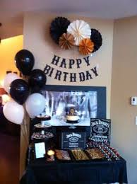 A customized mens birthday party for a great guy turning 30. 11 Birthday Decorations For Men Ideas Birthday Birthday Decorations Birthday Decorations For Men