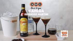 Place kahlua, creamer, and sweetener in a large coffee mug. Kahlua Espresso Martini Cocktail Recipes Bws Youtube