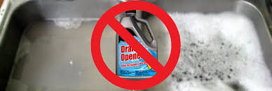 shouldn't use chemical drain cleaners