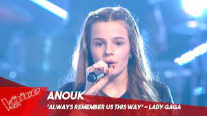 Retrouvez nous sur tous les réseaux sociaux de la @rtbf ▶️ on est aussi sur youtube. Anouk Always Remember Us This Way Sing Off The Voice Kids Belgique Youtube