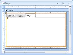 Thanks and regards, tai · hi, you need to draw it yourself. Ms Access 2007 Add More Tab Pages