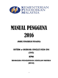 100%(1)100% found this document useful (1 vote). Manual Pengguna Esarana 2016