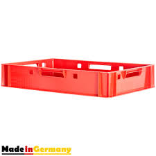 We have industrial metal storage bins available in chrome, steel, and wire mesh. 1x Euro Stacking Heavy Duty Plastic Storage Containers Euro Stacking Containers Box Boxes Industrial Crate Kingpower Ceres Webshop