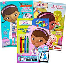 Developing halloween coloring pages can be the optimal vacation task for you in addition. Amazon Com Disney Junior Doc Mcstuffins Coloring Book Super Set Bundle With 3 Books With Stickers And Crayons Doc Mcstuffins Party Supplies Toys Games