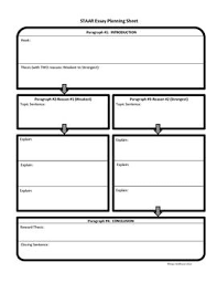 Staar Expository And Persuasive Essay Planning Sheet Modified Essay Plan Expository Essay Persuasive Essays