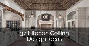 Forget about the standard issue ceiling fixtures that came with your home — here are 14 brilliant ceiling light ideas to illuminate your kitchen with style and grace. 37 Kitchen Ceiling Design Ideas Sebring Design Build