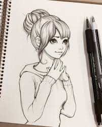 Drawing relaxes and feels good. Student Girl Sketch By Ohayorinka Girl Drawing Sketches Art Drawings Sketches Pencil Art Drawings Sketches