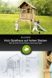 Wir zeigen, wie man das stelzenhaus selber baut. Kinder Spielhaus Hohes Holz Stelzen Spielhaus Stelzen Rutsche Spielhaus Kinderhaus Stelzenhaus Teilw Mit Rutsche Sandkasten Uvm