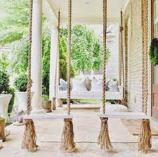 75 Inspiring Farmhouse Porch Swing Outdoor Ideas Homixover Com Farmhouse Porch Swings Porch Swing House With Porch