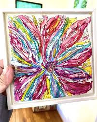 Colorful Flower Paintings Original Paintings For Sale Special Gifts For Best Friend Abstracts Original Paintings For Sale Sale Artwork Wall Art Designs