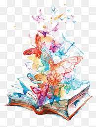 Book Open The Book Butterfly Watercolor Png Material Png Picture Png Picture Material Png Vector M Butterfly Watercolor Butterflies Vector Butterfly Background