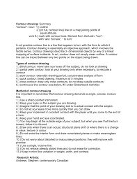 Maybe you would like to learn more about one of these? Method Of Contour Drawing