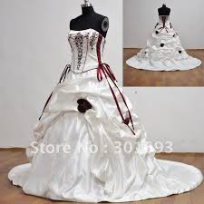 She Fashion Club Red And White Wedding Dresses Black White Wedding Dress Wedding Dresses Corset Red And White Weddings