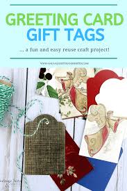 To make a greeting card on a computer, you'll need design software. Diy Greeting Card Gift Tags Salvage Sister And Mister