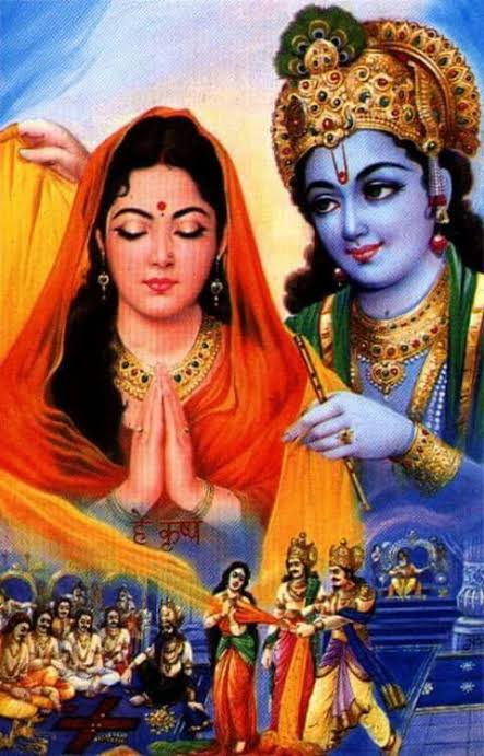 Image result for Radha and Draupadi images"