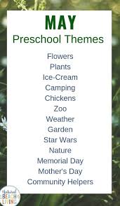 Nursery workers look after small children (usually from birth to the age of five) in a nursery setting. May Preschool Themes With Lesson Plans And Activities Natural Beach Living