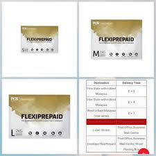 Ready Clear Stock Flexiprepaid Envelopes Pos Malaysia Envelope S M L Shopee Malaysia