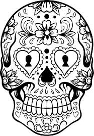 There are many types available to choose from across a variety the cute mandala pictures in this adult coloring book are breathtaking. Sugar Skull And Mexican Flowers Coloring Pages Google Search Skull Coloring Pages Cool Coloring Pages Coloring Pages For Teenagers