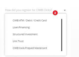 Select the product you used to register for clicks. Unlock Your Cimb Clicks Account Cimb Clicks Malaysia