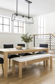 Parsons Dining Table White Oak Stockton Heritage In 2020 Wood Dining Room Table Dining Table Design Modern Dining Table With Bench