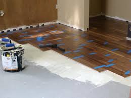 Engineered flooring is definitively easier to install, in fact, some handy homeowners are even enticed. Installing Hardwood Flooring Over Concrete How Tos Diy