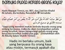 Apakah Berpahala Memberi Makan Berbuka Puasa Kepada Orang Kaya Makanan Beri Orang