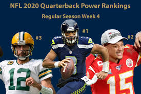 The nfl has turned into an offensive league in recent years and monitoring nfl stats has become important for fantasy fans as well as football bettors. Nfl 2020 Quarterback Power Rankings Heading Into Week 4